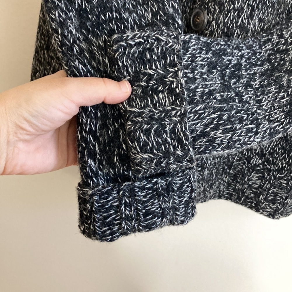 Farmers Market Iceland Knitted Fair Isle Wool Sweater / Icelandic Cardigan - Picture 6 of 11